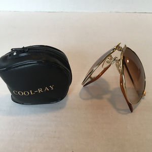 True Vintage Cool-Ray Folding Aviator Sunglasses